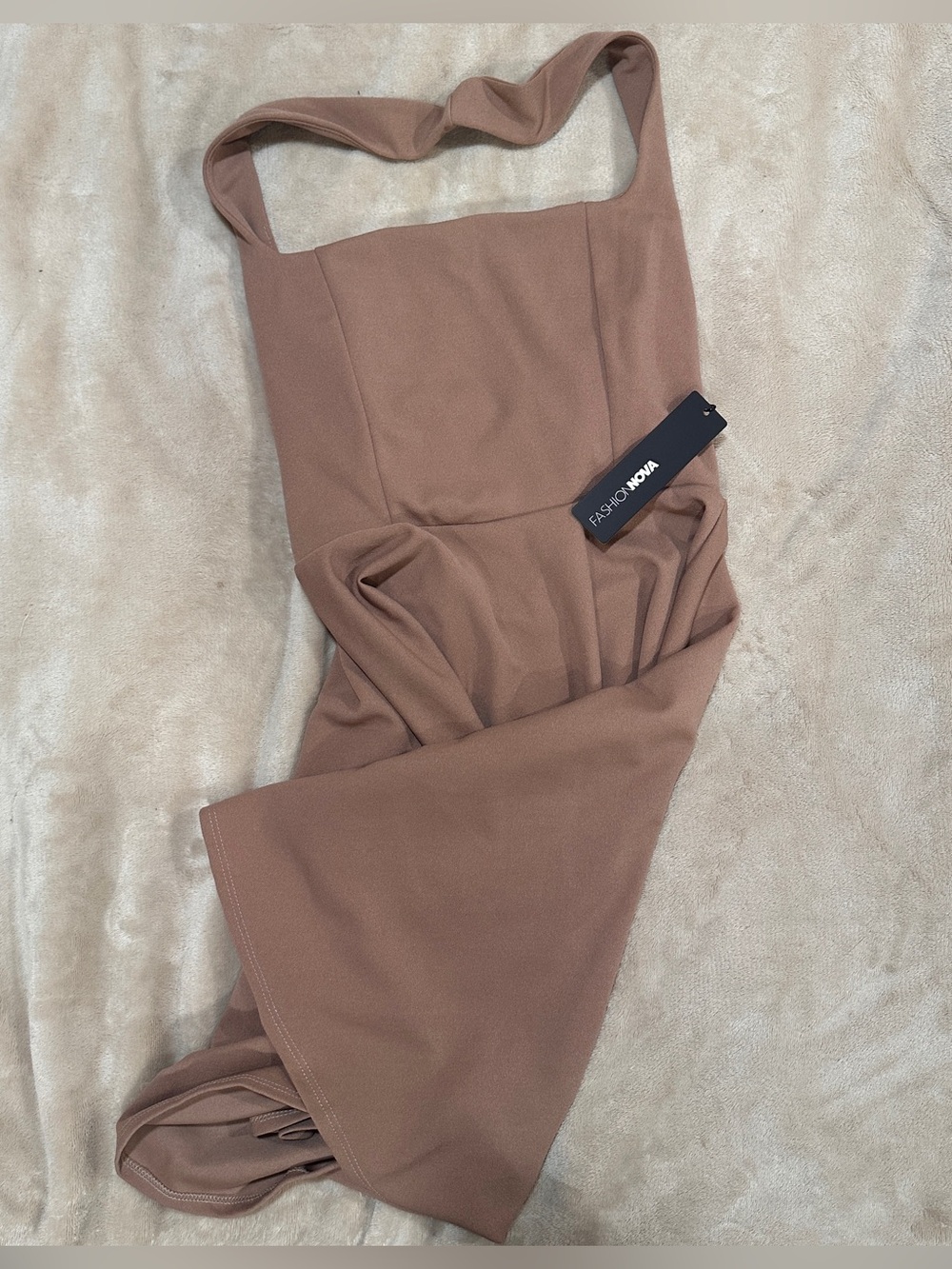 Fashion Nova Alena Halter Dress Small